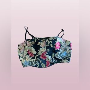 a.peach Cropped Corset